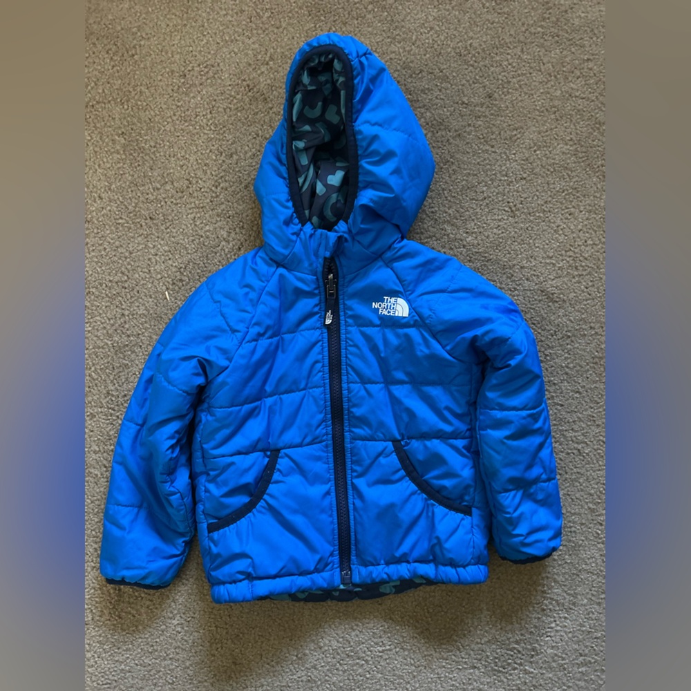Toddler Boys 3T North Face  Blue Puffer Jacket